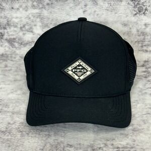 NWT Columbia PFG Elite 3D Stretch Snap Back Hat Black Unisex O/S MSRP $35
